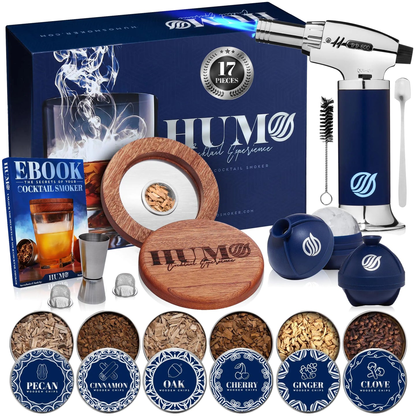 Whiskey Smoker Kit Cocktail Smoker Kit Dad Gifts Gifts for Dad Old Fashioned Smoker Kit Bourbon Smoker Kit Mens Gifts Old Fashioned Kit Cocktail Kit Bourbon Gifts for Men (No Butane)